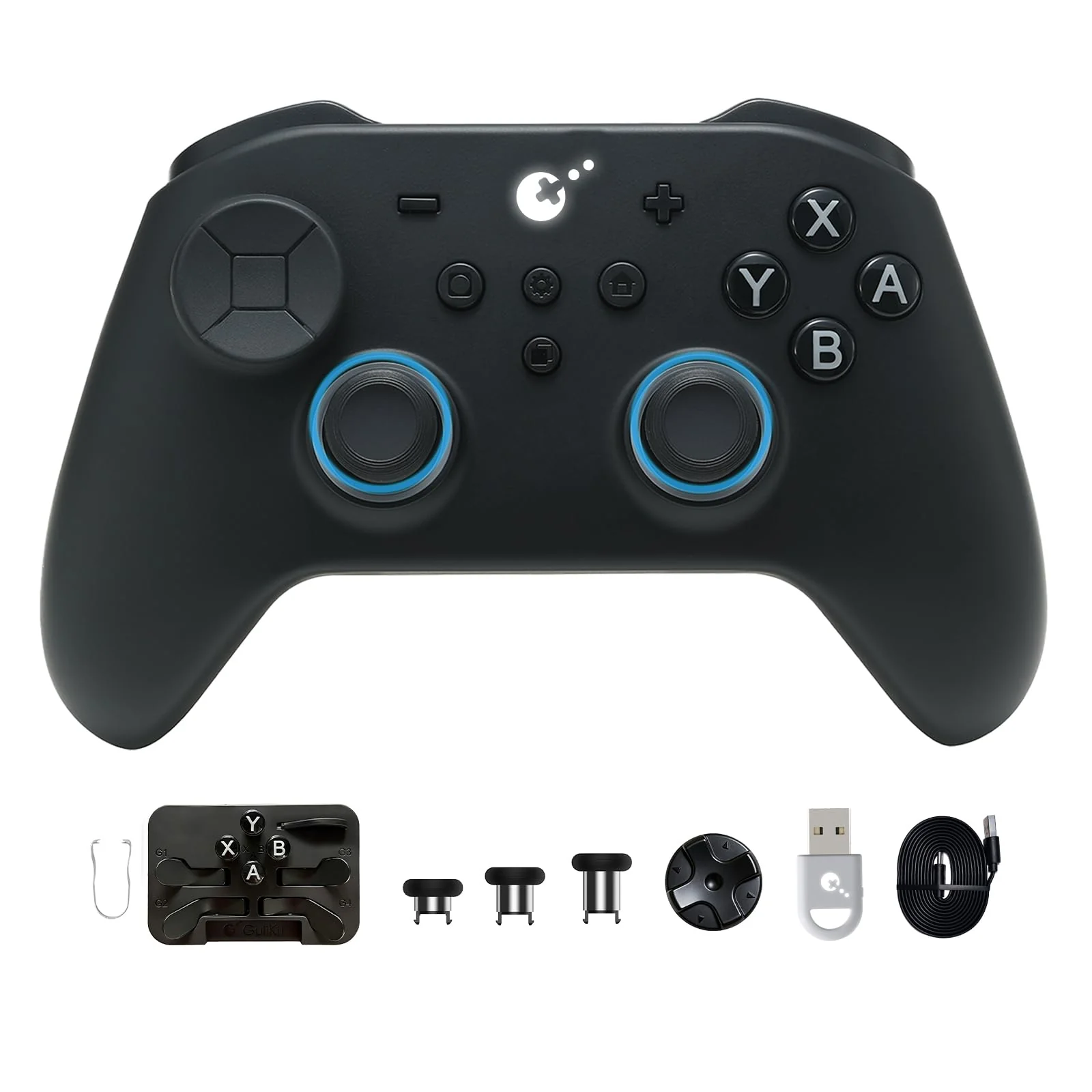 GuliKit TT Max Wireless Game Controller,Bluetooth,Hyperlink Wireless Adapter,Wired, Anti-Drift 720°