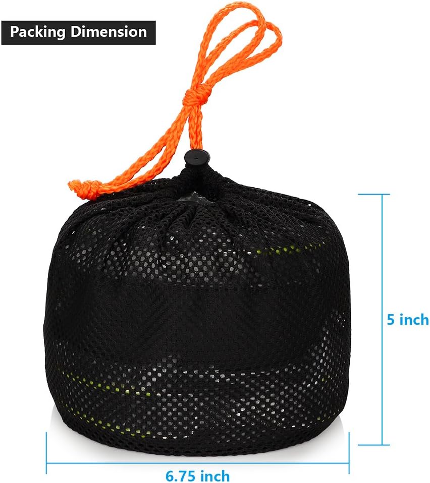 Gutsdoor Camping Kochset Geschirr-Set für 1-2 Personen, Kochset mit Tragbarem Aluminiumtopf Teekesse - Image 5