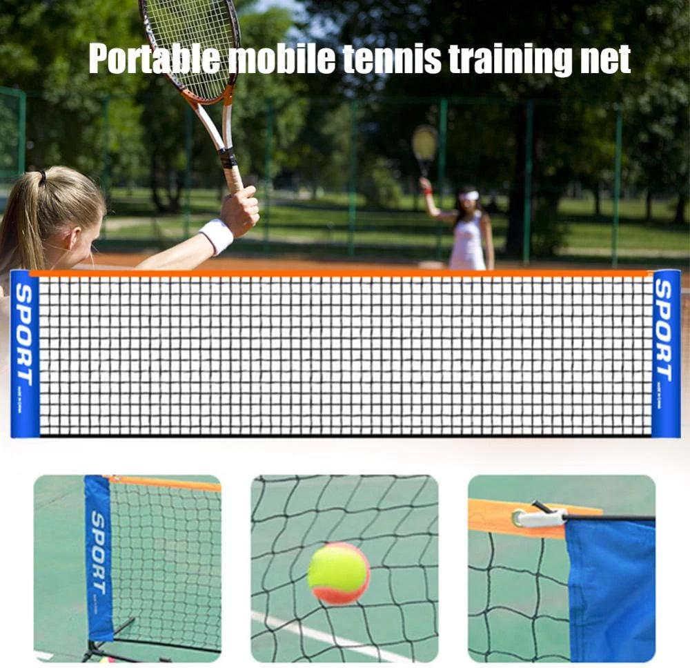 GYKLY Tennisnetz Mobiles tragbares Tennisnetz für Kinder Tennis Mehrzwecknetz, Volleyballnetz, 3.1 m - Image 6