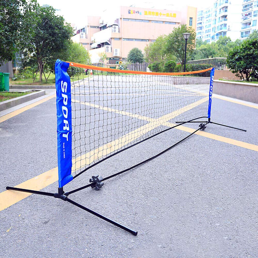 GYKLY Tennisnetz Mobiles tragbares Tennisnetz für Kinder Tennis Mehrzwecknetz, Volleyballnetz 5.1 me