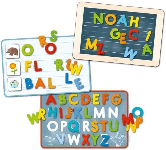 HABA 302590 - Magnetspiel-Box ABC-Entdecker, Fröhlich-buntes Buchstaben-Legespiel ab 4 Jahren, Zum s - Image 5
