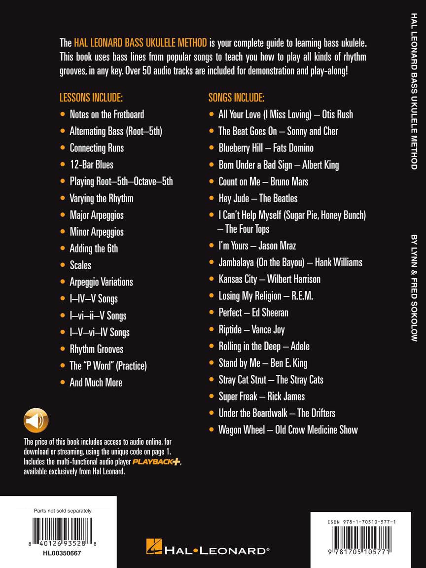 Hal Leonard Bass Ukulele Method - Book with Online Audio for Demos and Play-Along: Includes Download - Image 2