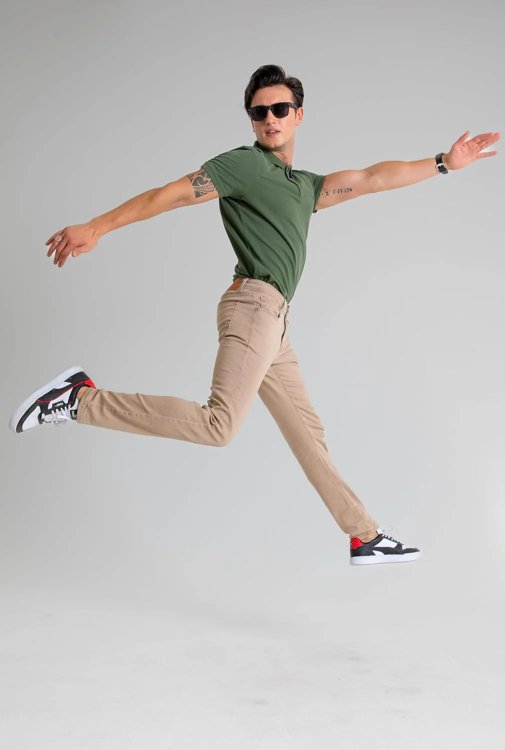 HALAT'S Herren Jeans Slim Fit - Baumwolle Jeanshose Stretch für Herren mit Schlanke Elastizität 36W - Image 5