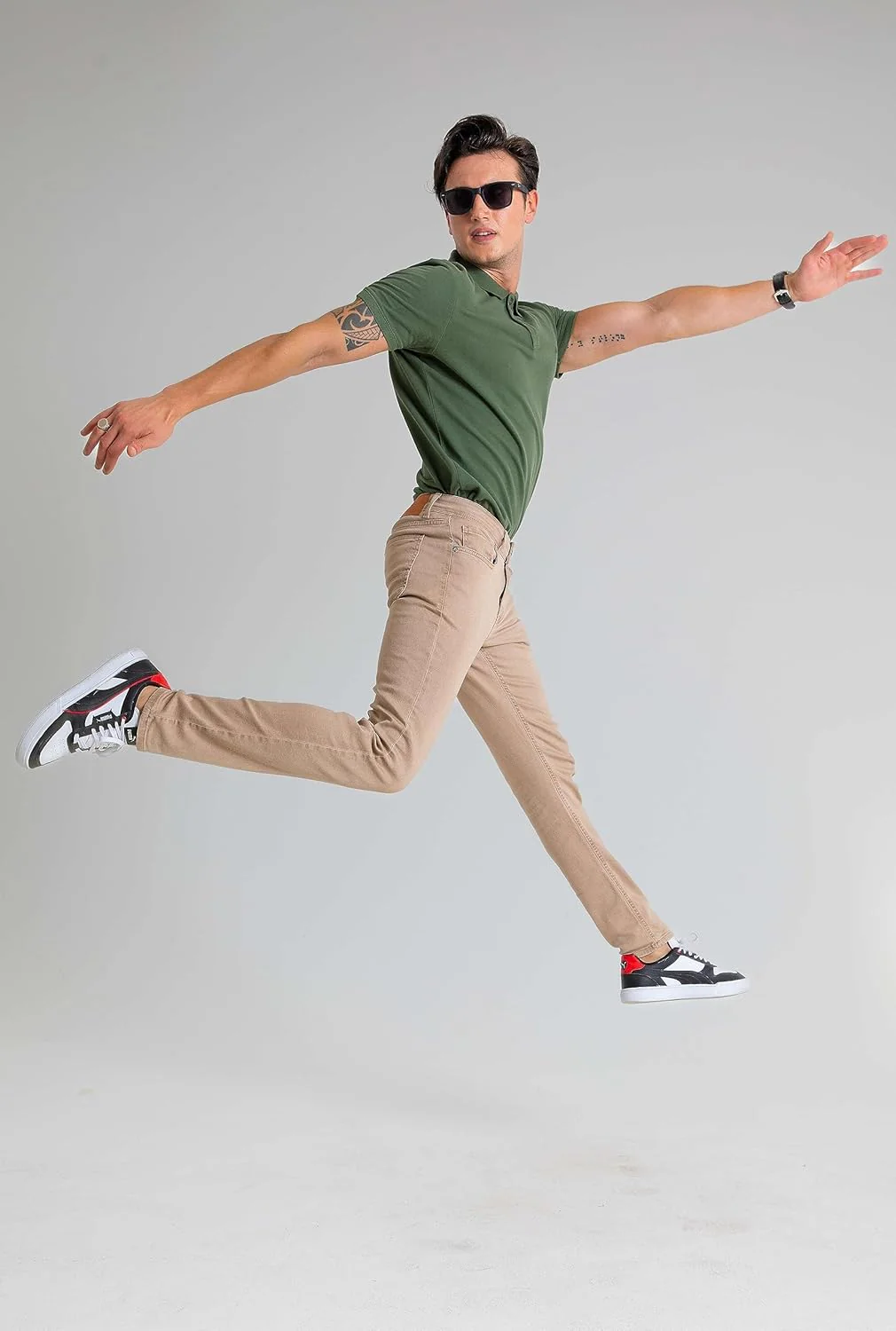 HALAT'S Herren Jeans Slim Fit - Baumwolle Jeanshose Stretch für Herren mit Schlanke Elastizität 36W - Image 8