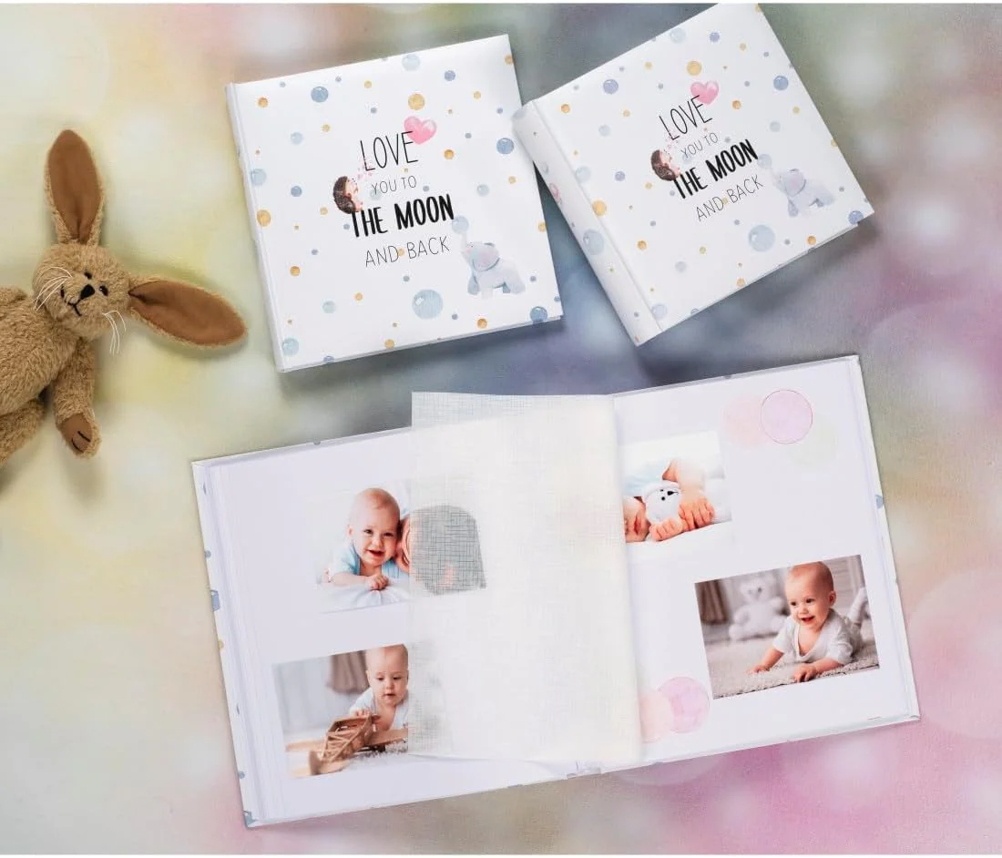 Hama Babyalbum "To The Moon" (Baby-Einsteckalbum für 200 Fotos im Format 10x15cm, Fotoalbum für Mädc - Image 8