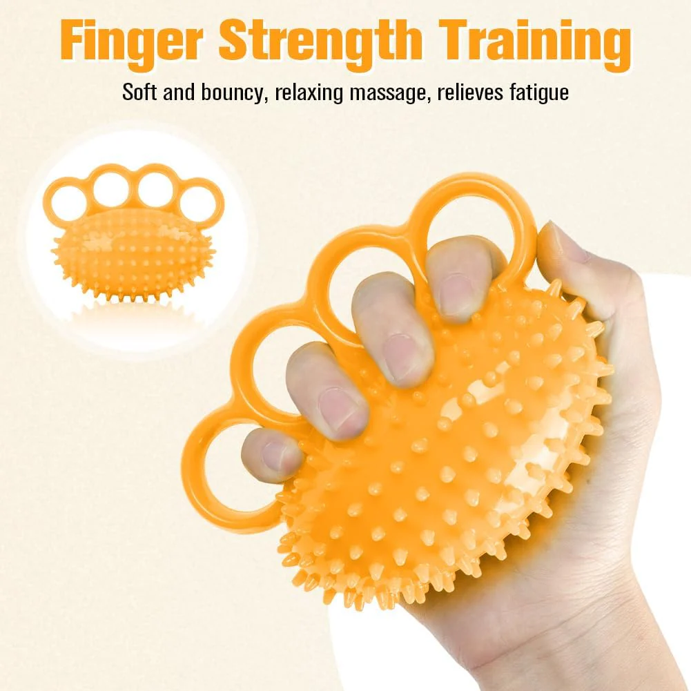 Handübungsball, 2 Stücke Handtrainer Fingertrainer, AntistressBälle, Knetball Für Hände Therapie, Fi - Image 6