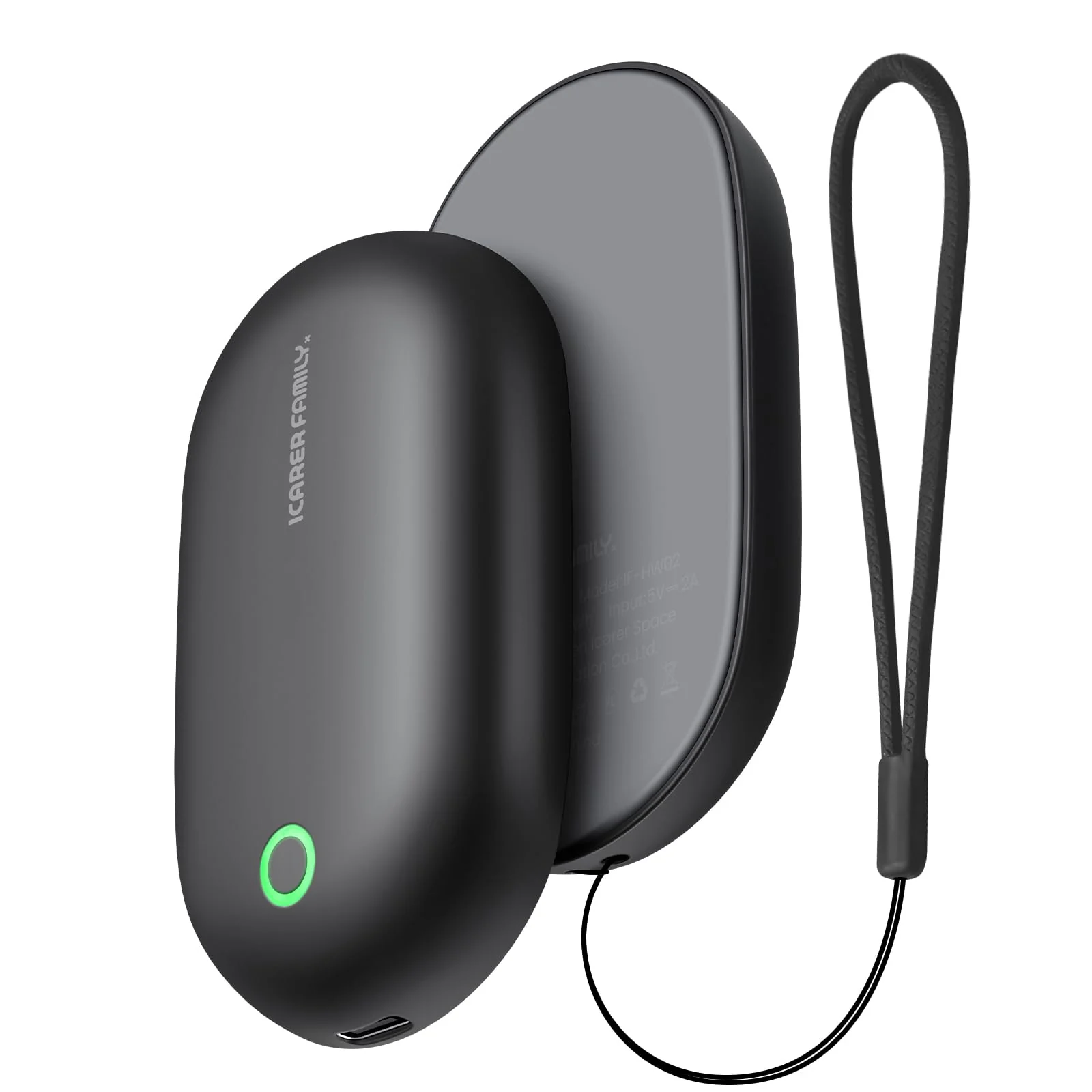 Handwärmer Elektrisch 2er-Set – Magnetisch Teilbar & Schnell Aufheizend, Wiederverwendbarer USB Tasc
