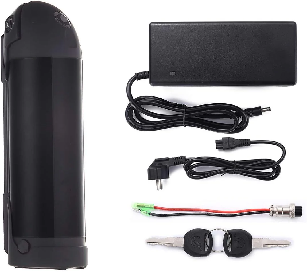 HANERIDE Ersatzakku Trinkflaschen 36V 11.6Ah für E-Bike Elektrofahrrad mit Ladegerät und Halterung - Image 3