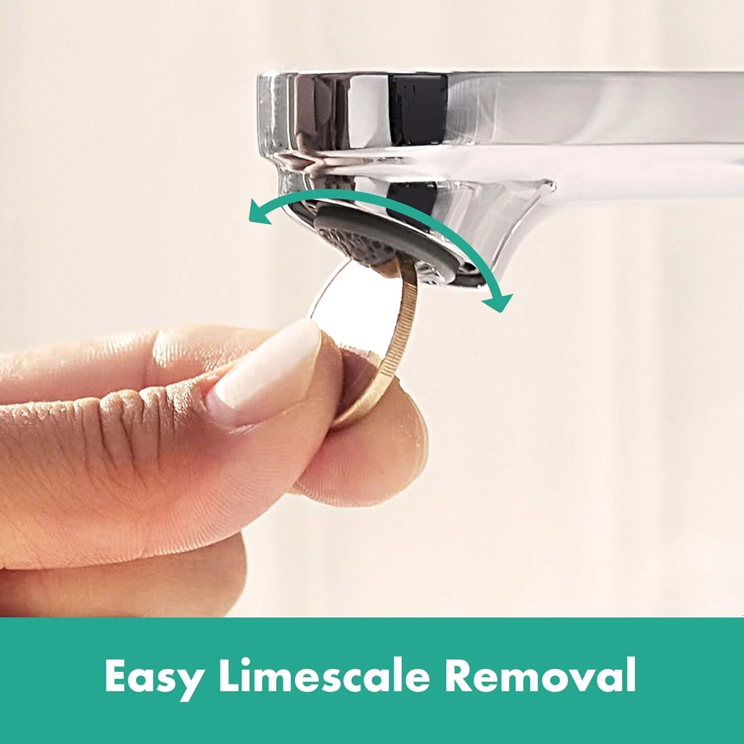 hansgrohe Rebris S - Waschtischarmatur für Kaltwasser ohne Ablauf, Wasserhahn für Gäste WC mit Ausla - Image 3