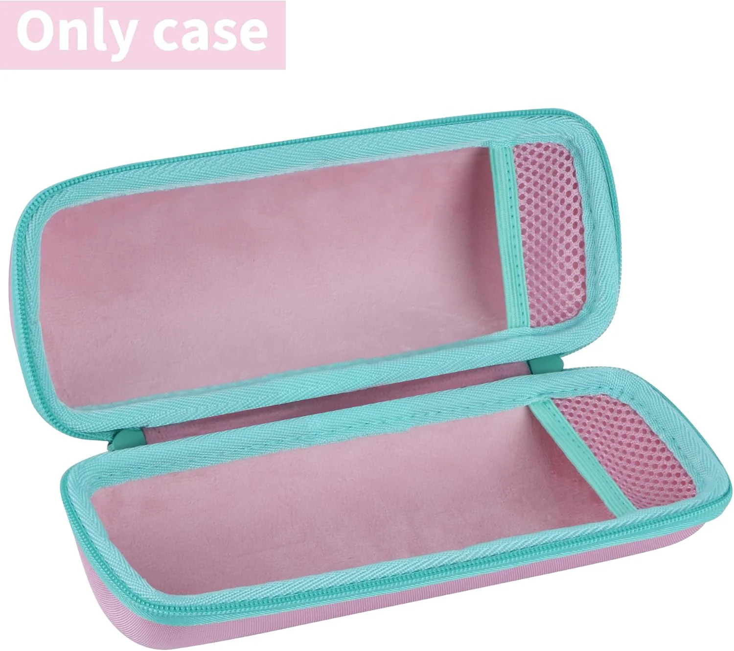 Hart Schutzhülle kompatibel mit JBL Flip 7/ Flip 6/ Flip 5 Tragbarer Lautsprecher Rosa + Minzgrün, R - Image 2