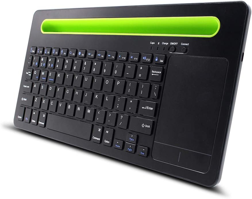 HDWR Tastatur mit Touchpad, Bluetooth 3.0, Ständer für Telefon oder Tablet, Multipairing, Dreikanalb - Image 4