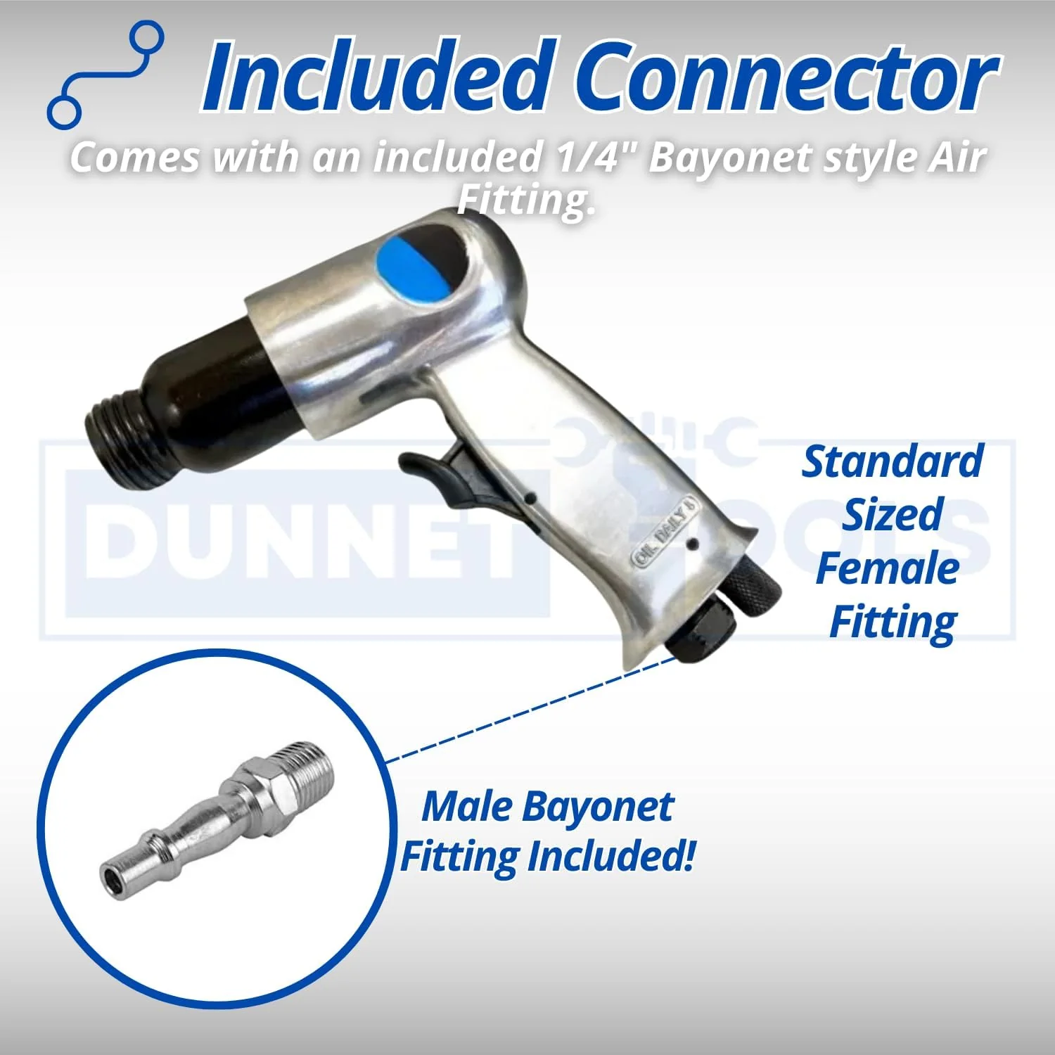 Heavy Duty Air Hammer Drill Pneumatic Tools Includes 4pc Power Chisel Bits High Power Air Chisel Ham - Image 6