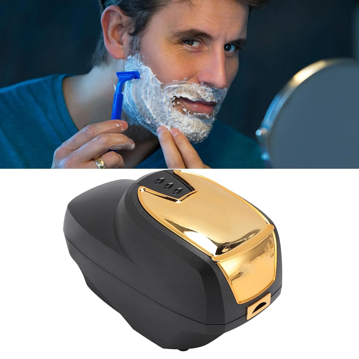Heisse Schaummaschine Zum Rasieren, Rasierschaumwärmer, Professionelle Elektrische Gesichtsrasur Sch - Image 4