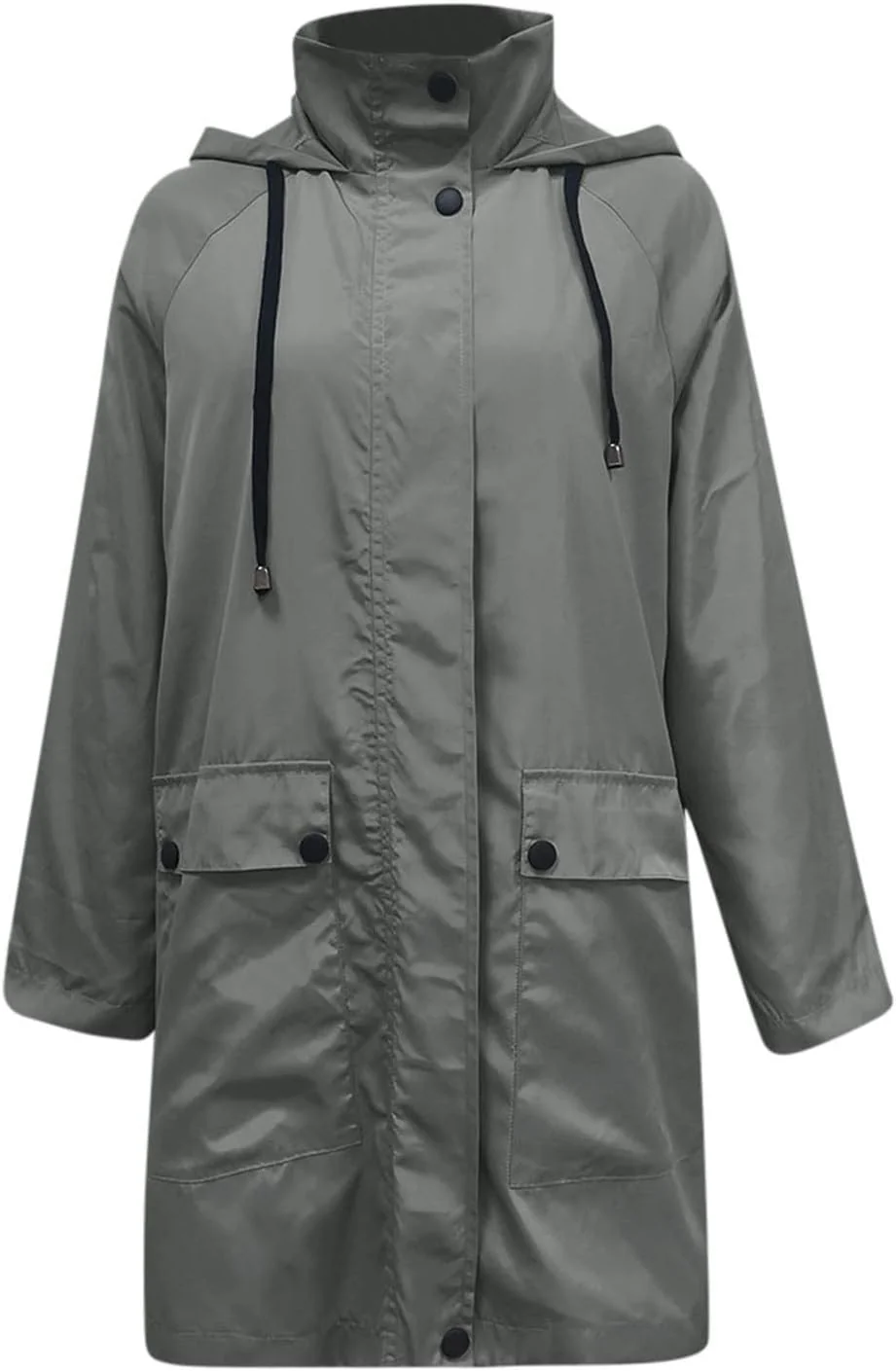 Herbst Frühling Jacke Regenjacke Damen Wasserdicht Atmungsaktiv Leicht Übergangsjacke Outdoor Windbr - Image 6