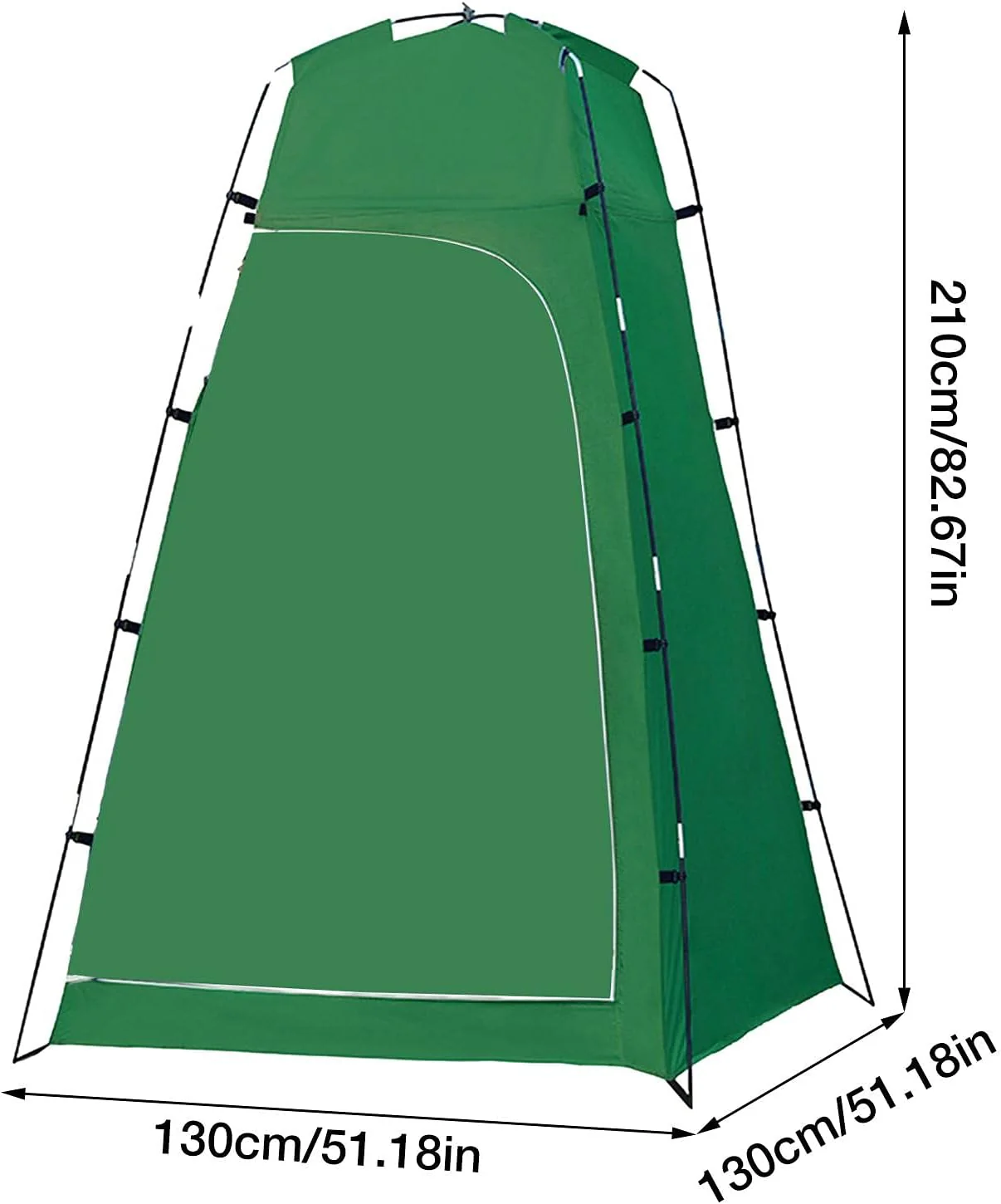 heresell Umkleidezelt Toilettenzelt wasserdichte Anti - UV Camping Duschzel Tragbare Privatsphäre Ze - Image 2