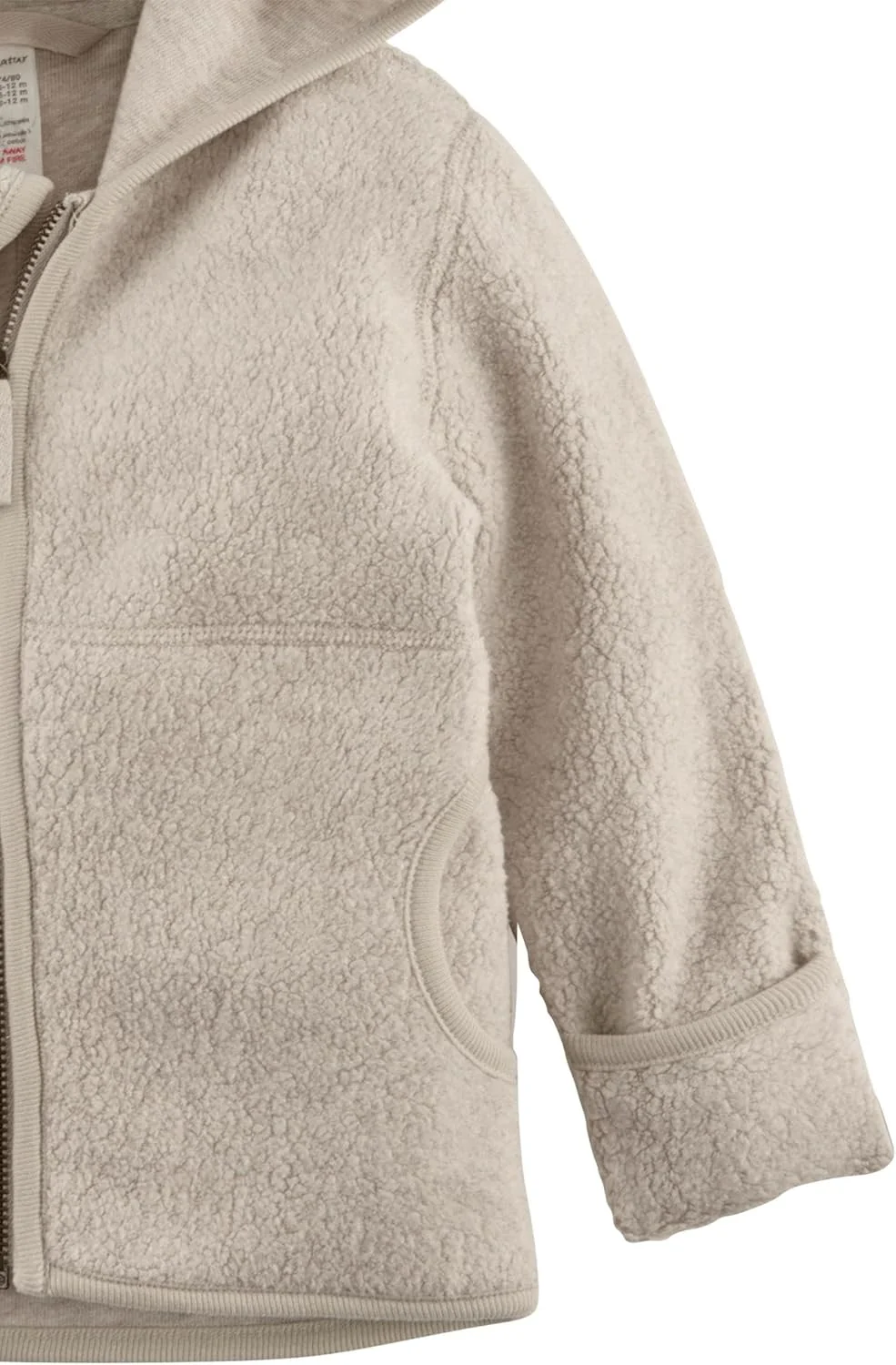hessnatur Fleece-Jacke Mädchen und Jungen unisex aus reiner Bio-Baumwolle | nachhaltig und fair herg - Image 4