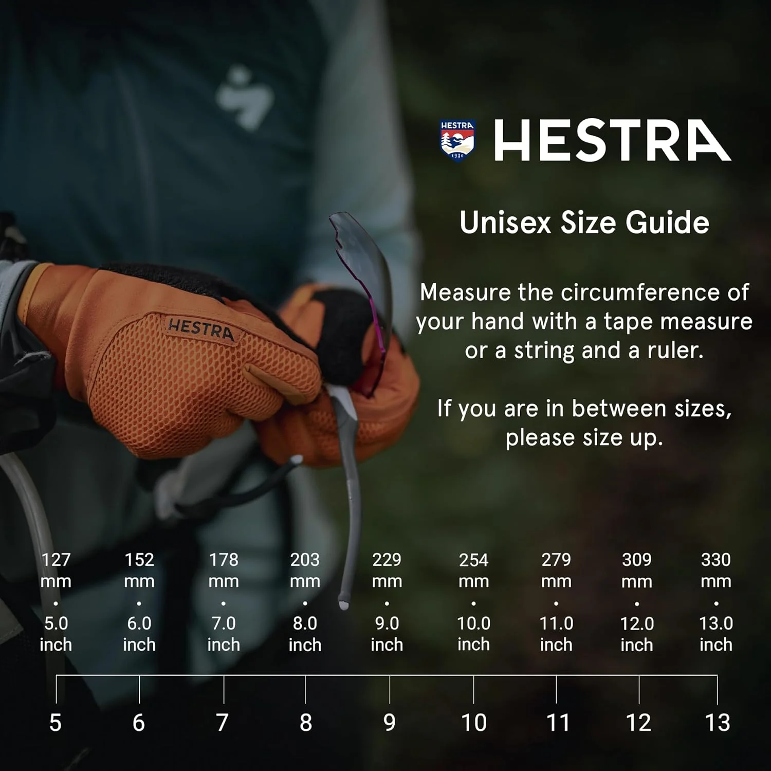 Hestra Ventair Unisex Langer 5-Finger-Handschuh für Radfahren, Wandern und Laufen im Freien Rose 6, - Image 2