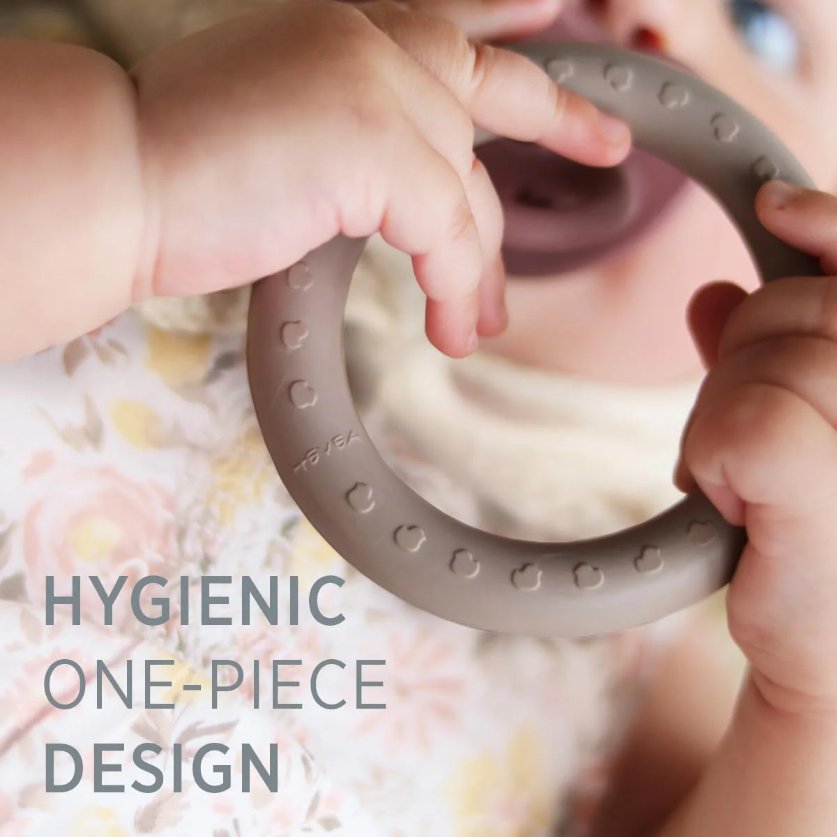HEVEA Kawan Naturkautschuk-Beissring Baby im 2er-Pack - 100% Biologisch, Sicher & Dänisches Design f - Image 6