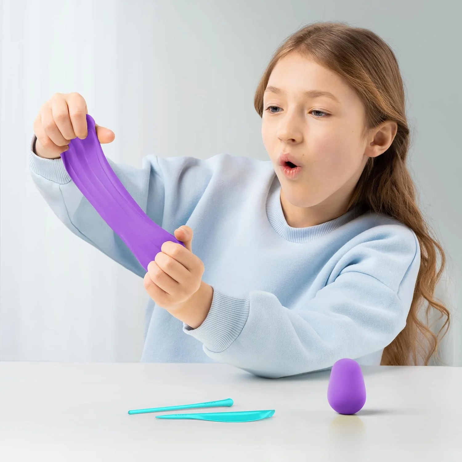 HEY CLAY Die Regenbogen-Einhörner - 15 Dosen lufttrocknende Knete für Kinder ab 3 Jahren - Kreatives - Image 5
