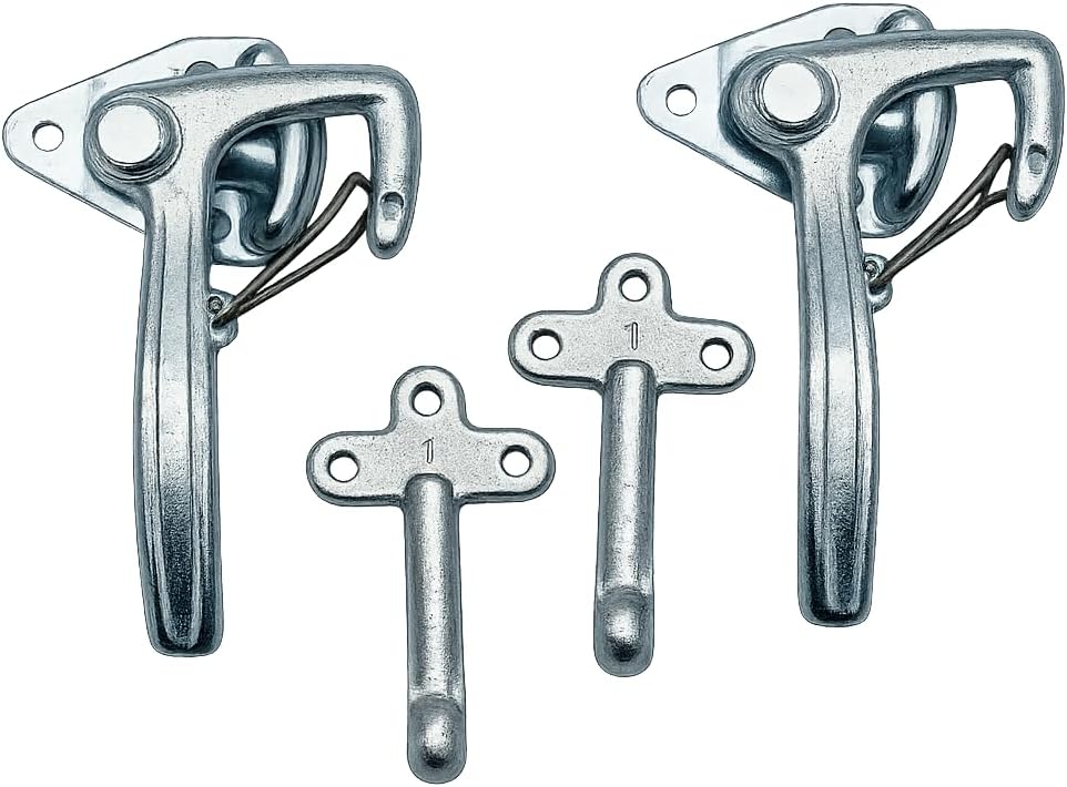 HGW Bordwandverschluss Anhänger Set Grösse 1 – inkl. Einfallösen & Gegenhalter – robuster Verschluss - Image 2
