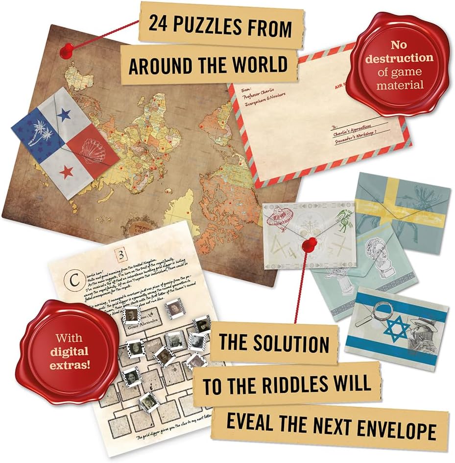 Hidden Games - Professor Charlies World Tour - (english Version) Puzzle-Advent Calendar - Image 3
