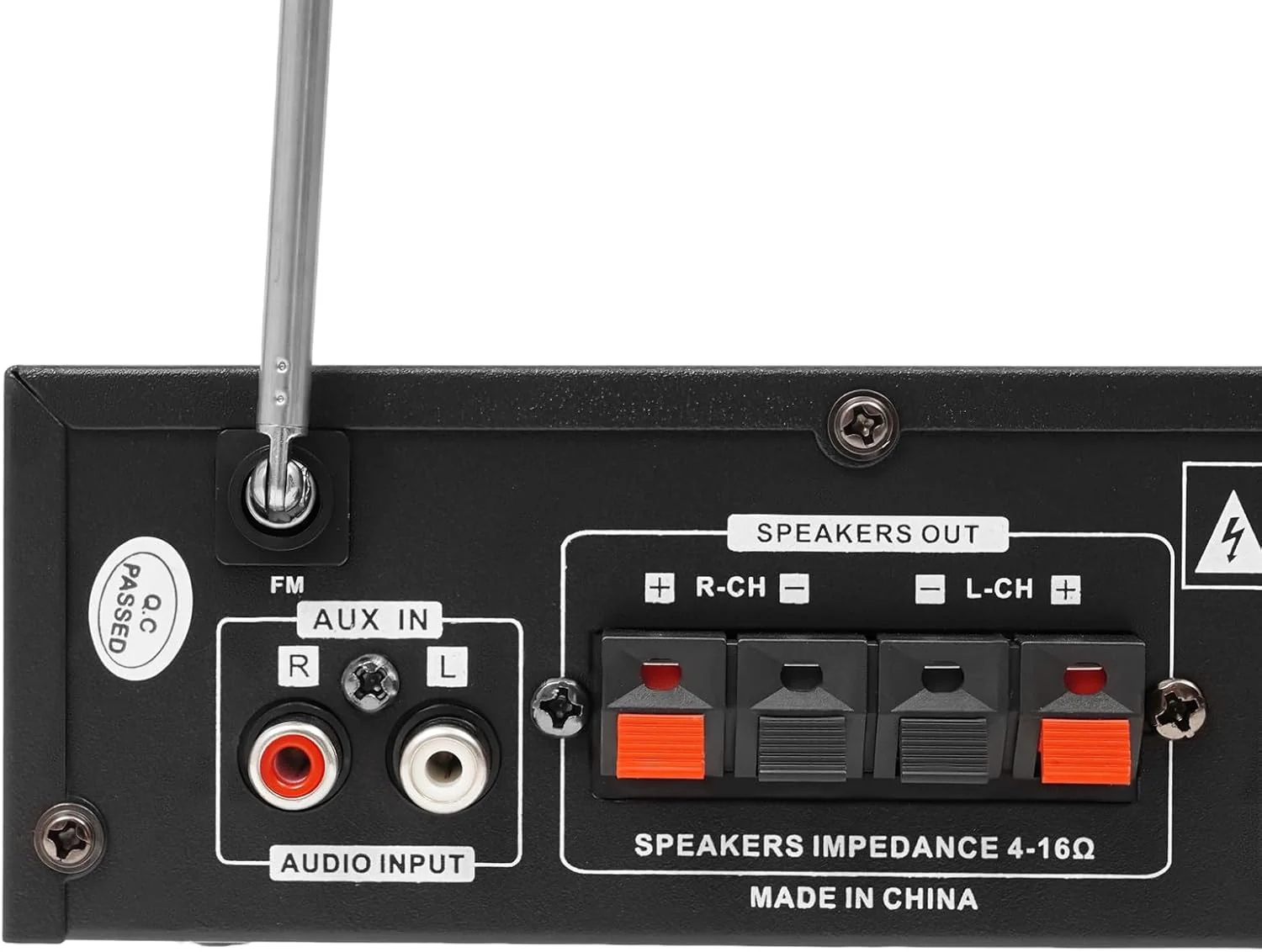 HiFi-Verstärker, Mini Bluetooth Stereo Audio Verstärker Receiver, 60W Mini Amp 2 Kanal, USB-Flash-Di - Image 5