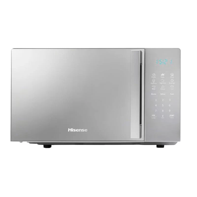 Hisense H20MOMSS4H Mikrowelle, 20 l, Drehteller, 5 Leistungsstufen, Eco-Modus, Kochtimer, Innenbeleu