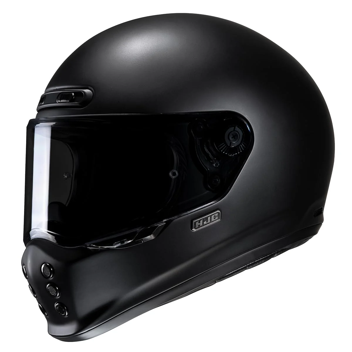 HJC V10 Solid Integralhelm (schwarzmatt), S