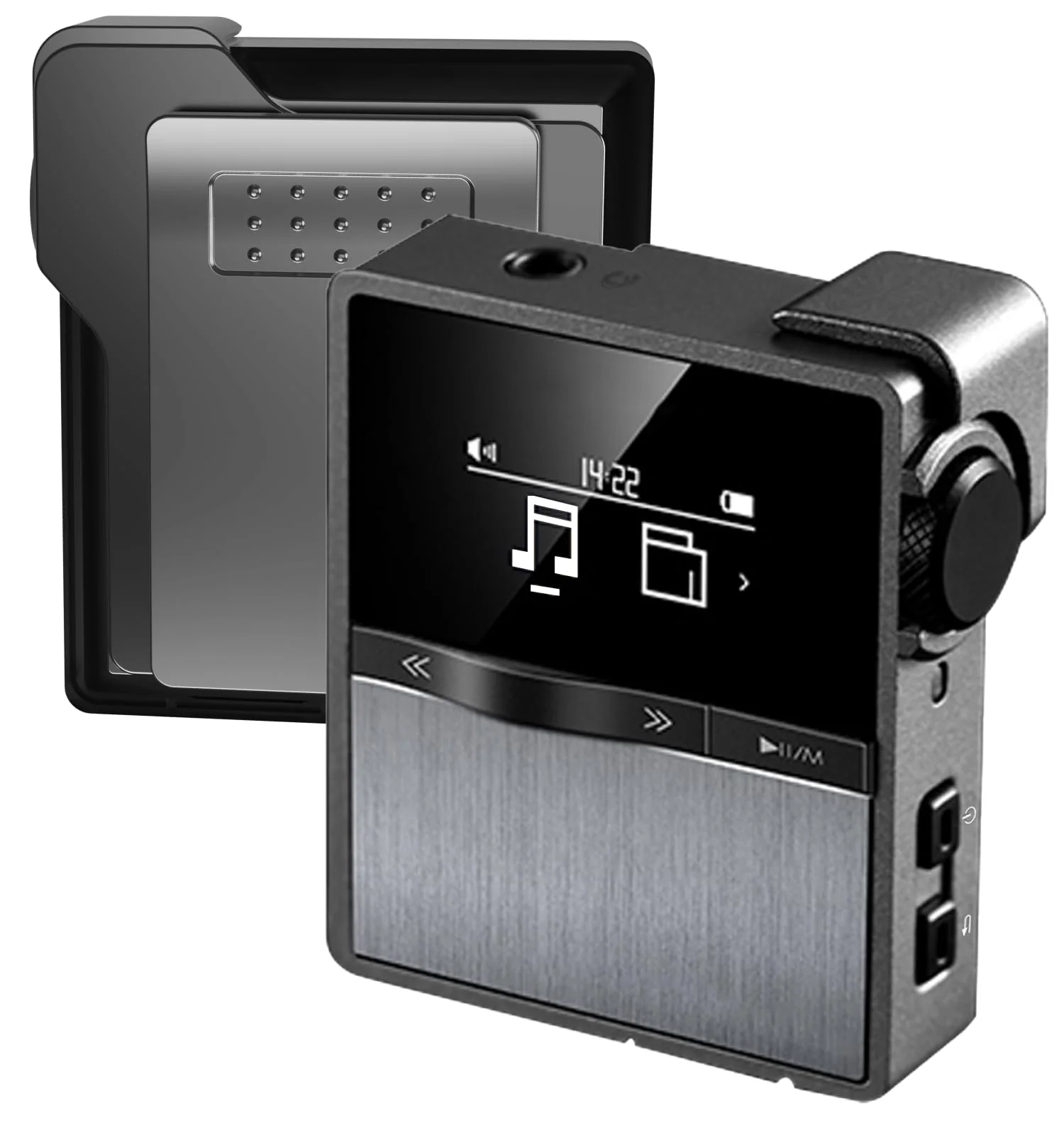 Hmusic P68 HiFi-MP3-Player mit Clip, verlustfreier DSD-Musik-Player mit hoher Auflösung, Bluetooth,