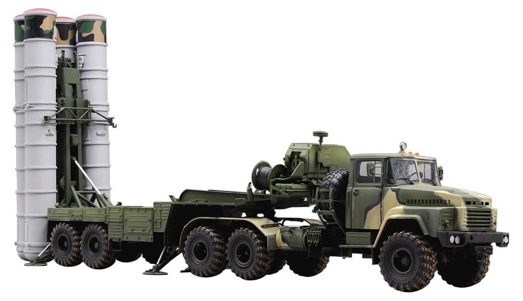 Hobby Boss 385511 Russian KrAZ-260B Trctor w S-300PMU 1/35 KrAZ-260 B mit 5P85TE Tel Modellbausatz,