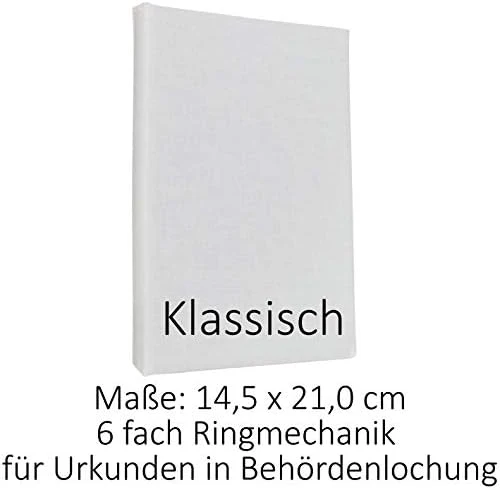 Hochzeitideal – Stammbuch der Familie Amore blau 21,0 cm x 15,0 cm - Buchbinderleinen Hochzeit - Fam - Image 5