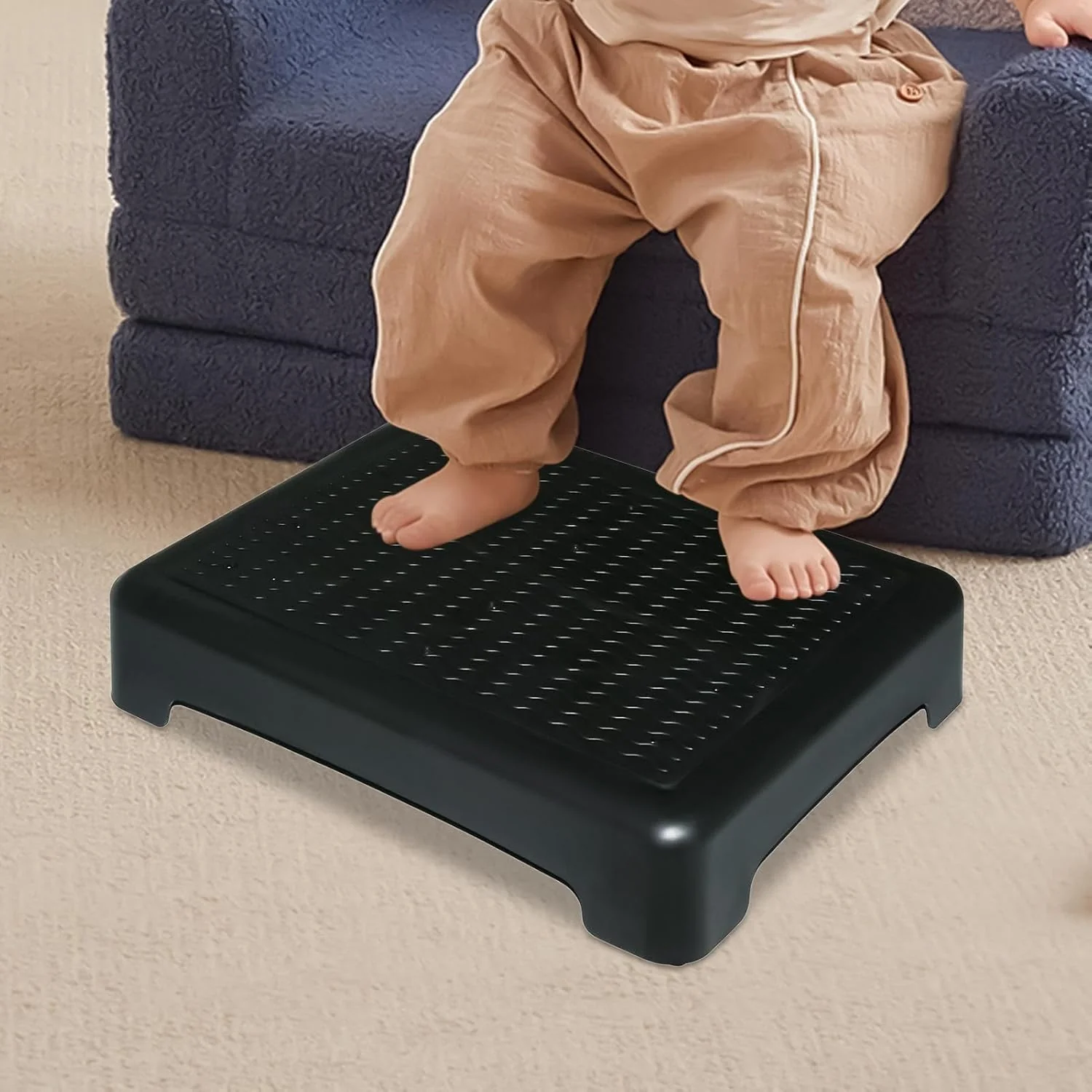 Hocker - Mobilitäts Tritthocker Für Senioren Am Bett | Rutschfester Fusshocker für Bett Badezimmer D - Image 3