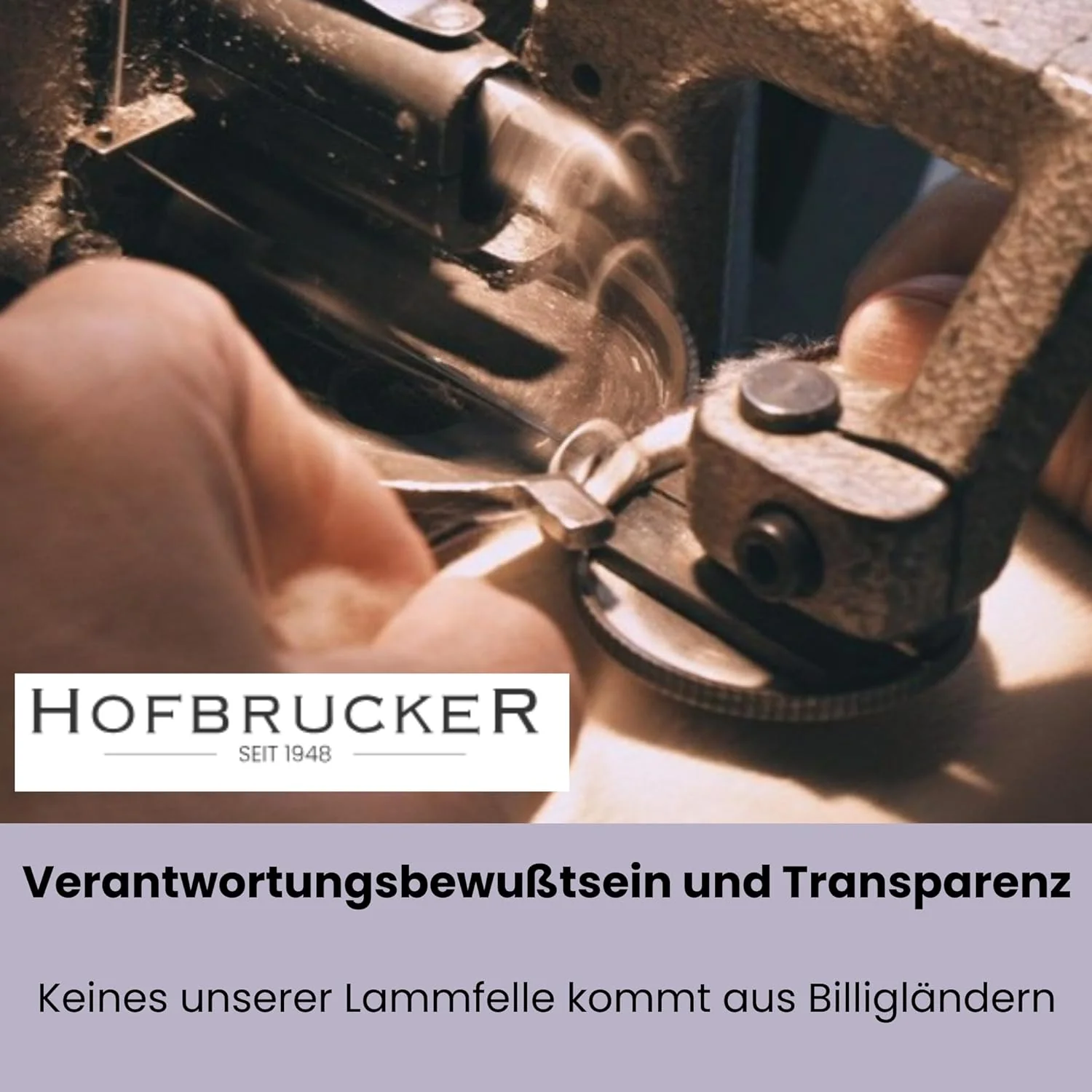 Hofbrucker Lammfell-Fusssack Putzi Kinderwagen, Buggy/Winterfusssack wind- & wasserabweisend/Warmer - Image 7