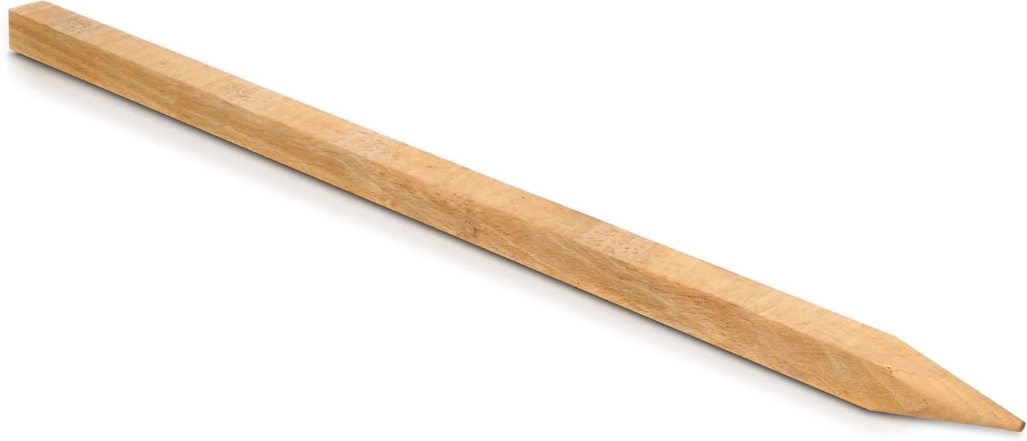Holzpfähle Quadratisch 25 Stück – Länge 60cm – 25 x 25 mm Holzstäbe aus Buchenholz – Pflanzenstütze - Image 8