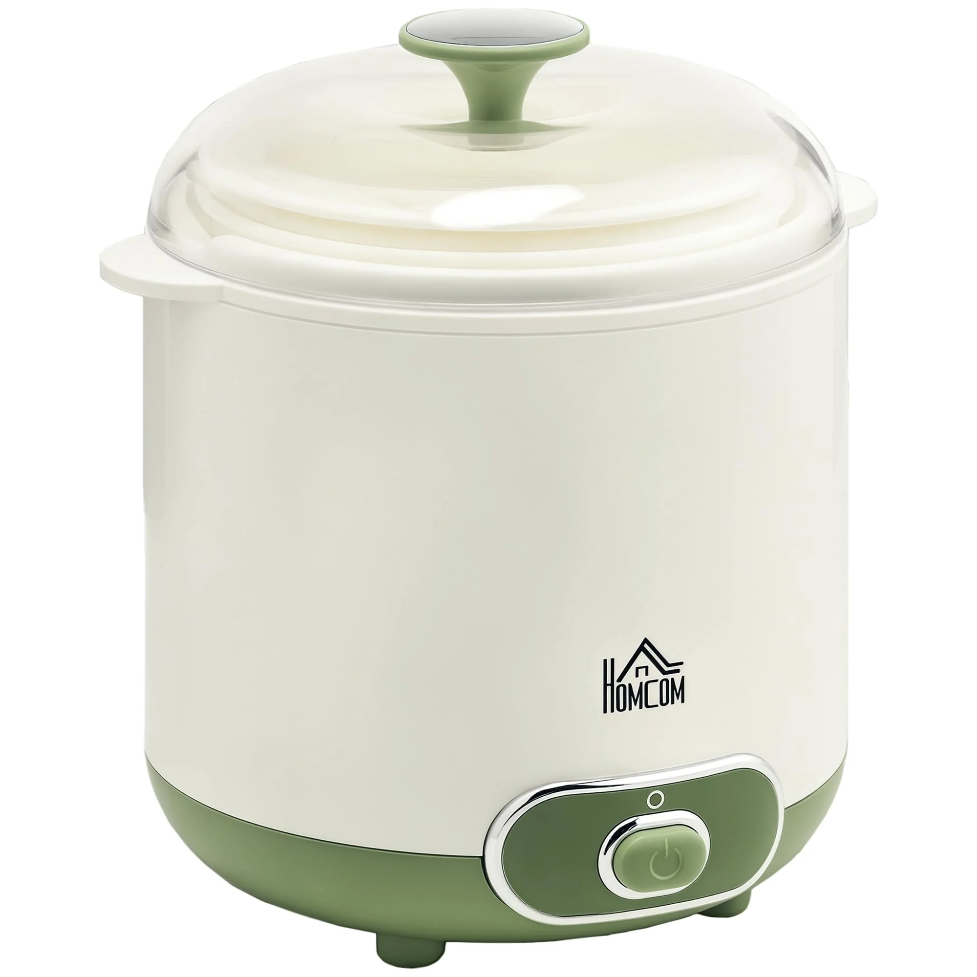 HOMCOM Joghurtbereiter, 1,5 L Joghurtmaschine mit Sieb, Deckel, 20 W Joghurt-Maker für griechischen