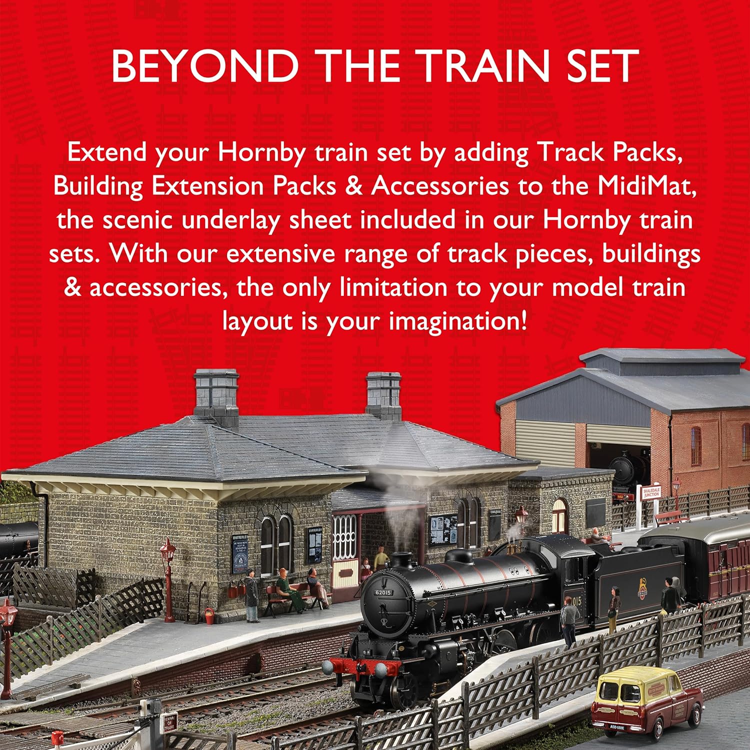 Hornby - TT:120 Gauge TT3022M BR Intercity Executive Class 43 HST Train Pack – Epoche 8 Lok – Diesel - Image 6
