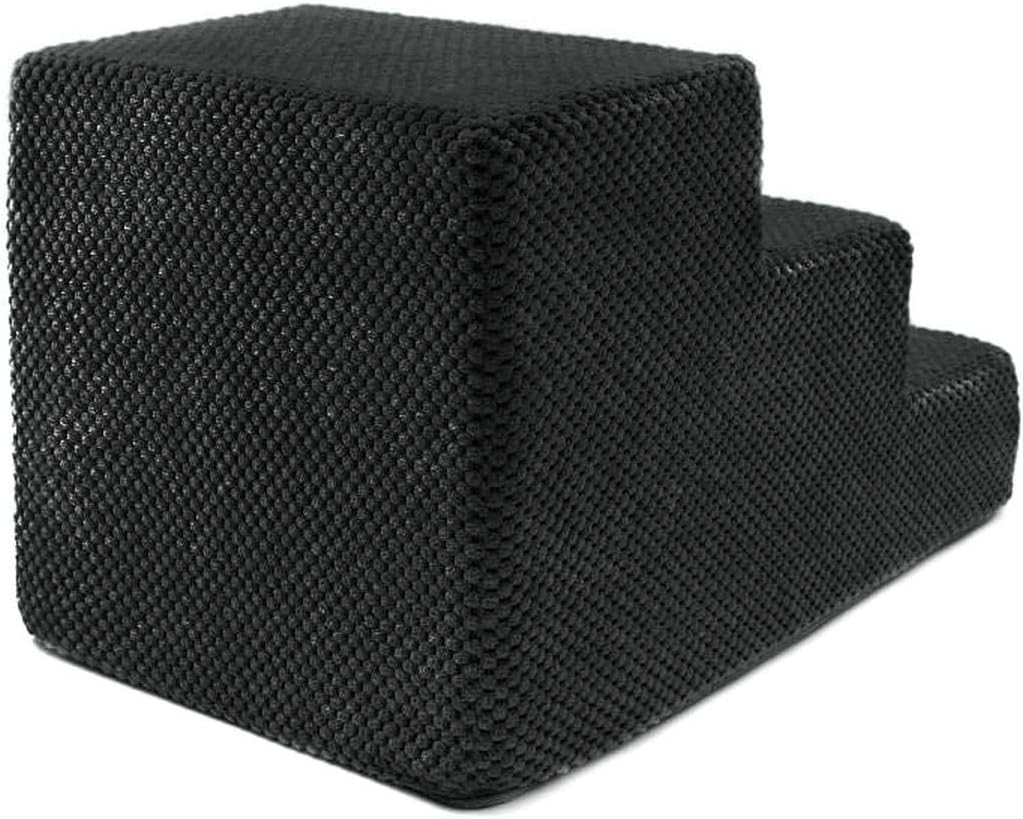 Hundetreppe 30 cm hoch | Katzentreppe Haustiertreppe | 3 Stufen | Hunde Katzen Haustier | für Bett u - Image 4
