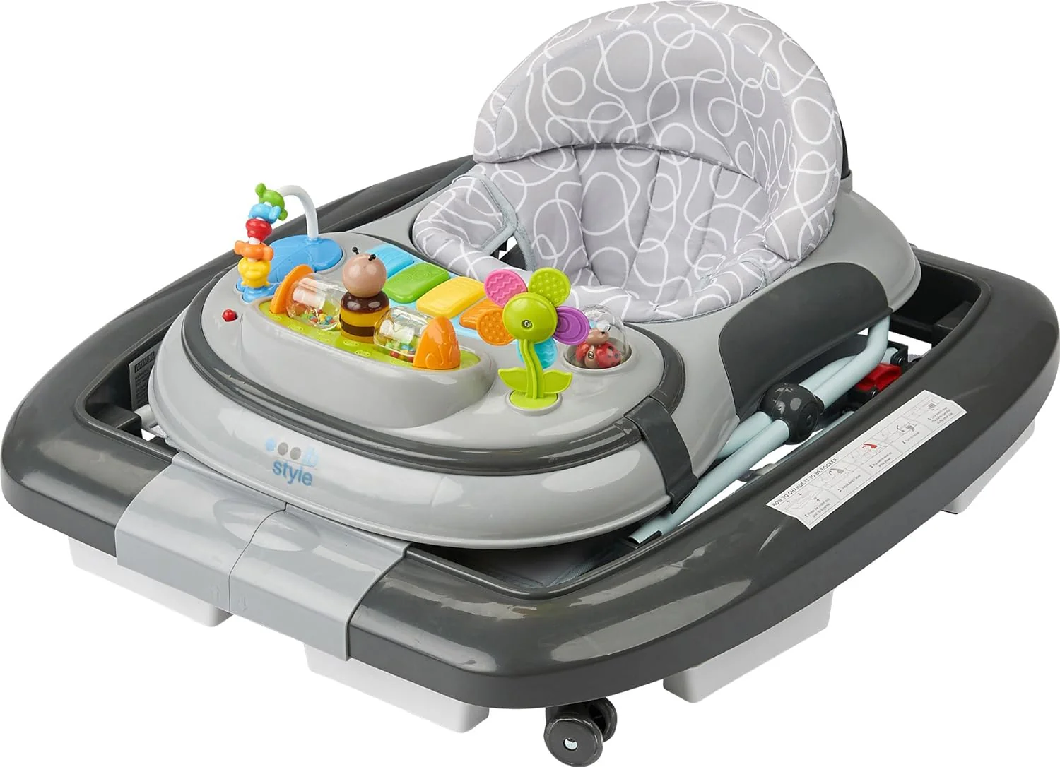 ib style 5in1 Lauflernhilfe, Gehfrei, Schaukelfunktion mit Licht & Melodie, Laufhilfe für Baby ab 6 - Image 5