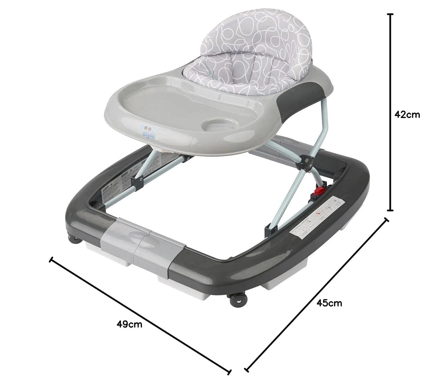 ib style 5in1 Lauflernhilfe, Gehfrei, Schaukelfunktion mit Licht & Melodie, Laufhilfe für Baby ab 6 - Image 7