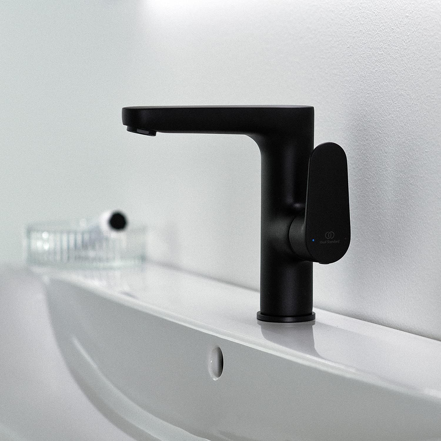 Ideal Standard BC555XG Cerafine O Waschtischarmatur ohne Ablaufgarnitur Kein Abfall|H155mm|Seitliche - Image 5