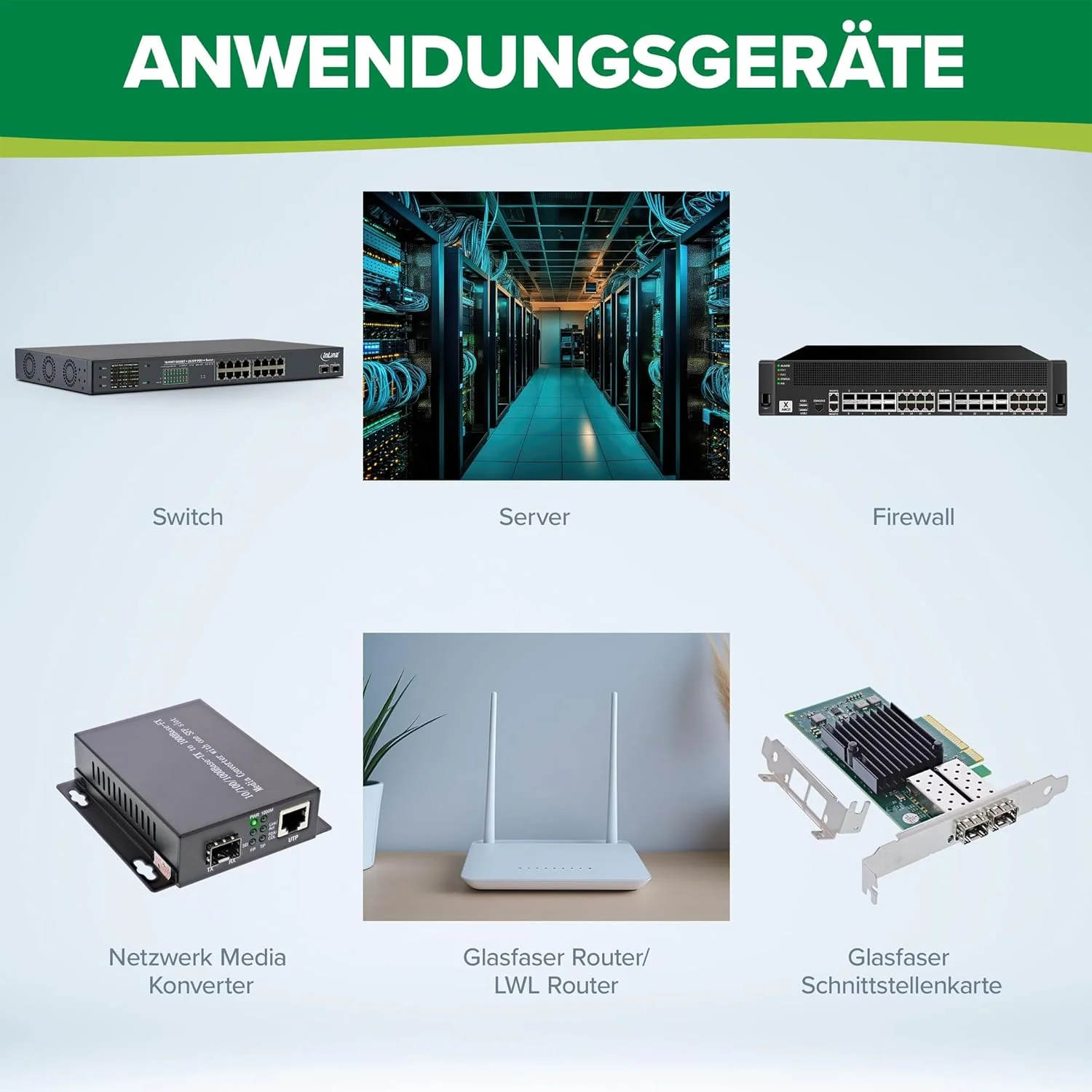 Inline SFP Modul LWL LX 1310nm Singlemode mit LC Buchsen für Glasfaser, 40km Reichweite, 2,5Gb/s, Ne - Image 5