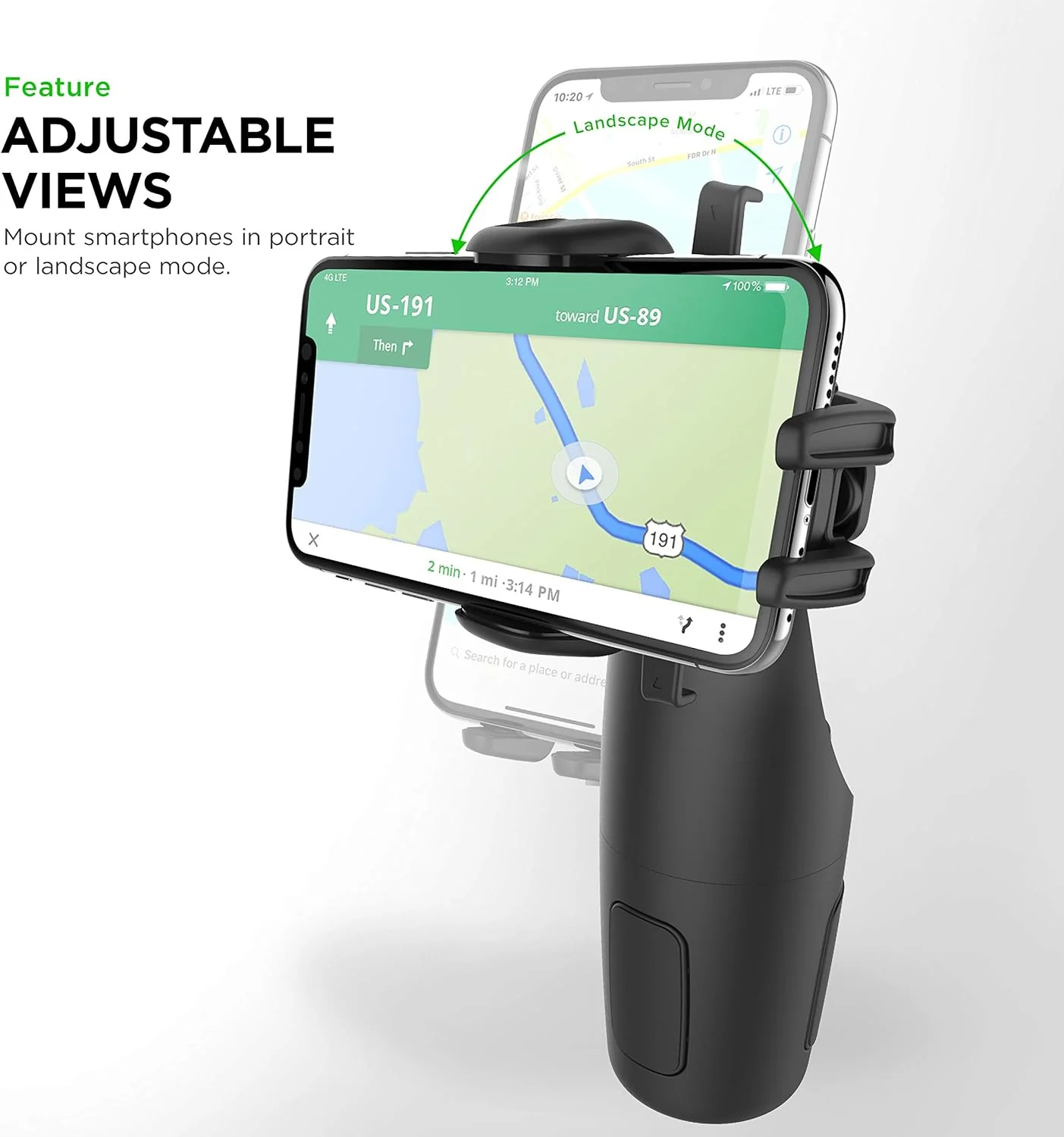 iOttie Easy One Touch 5 Getränkehalter-Halterung – Universelle Fahrzeug-Halterung für iPhone, Google - Image 5