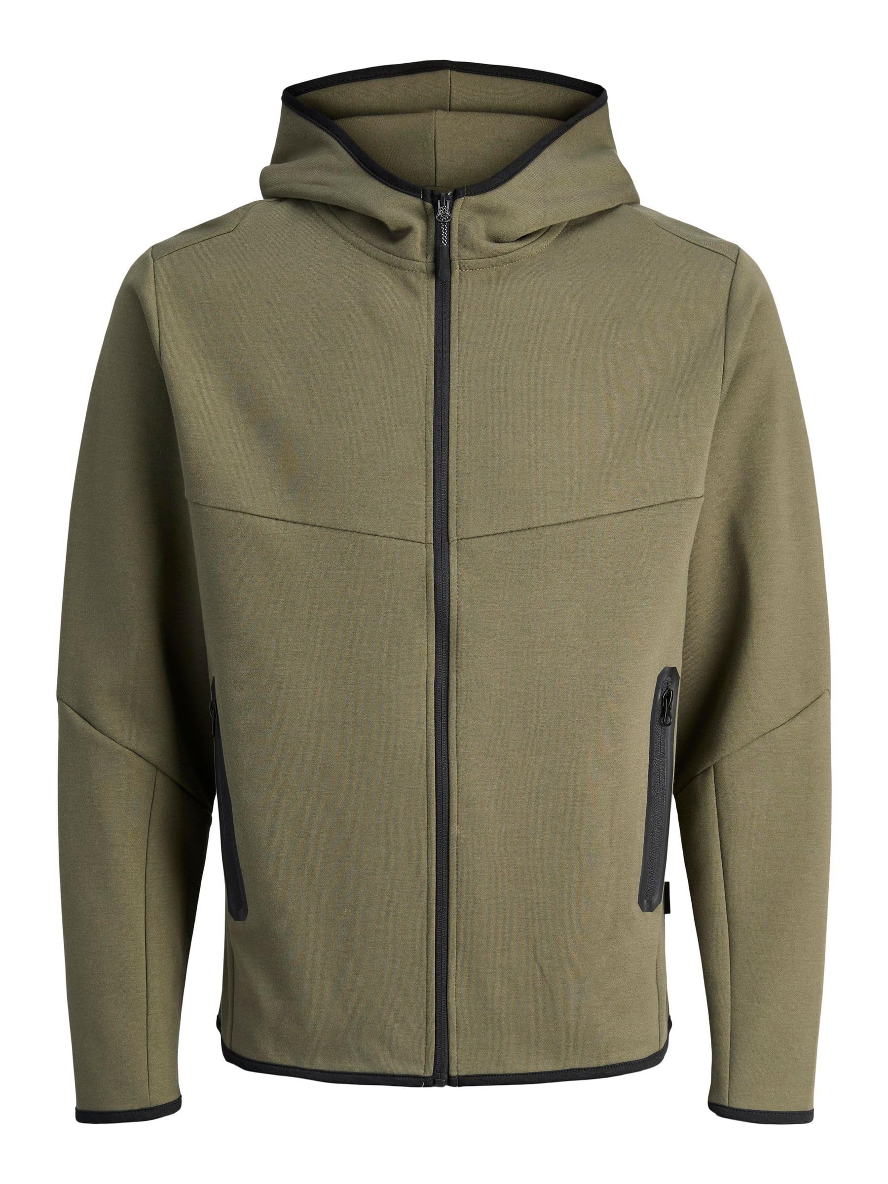 JACK & JONES Boy Kapuzenjacke Einfarbig Kapuzenjacke Junior 128 Grape Leaf, 128 Grape Leaf