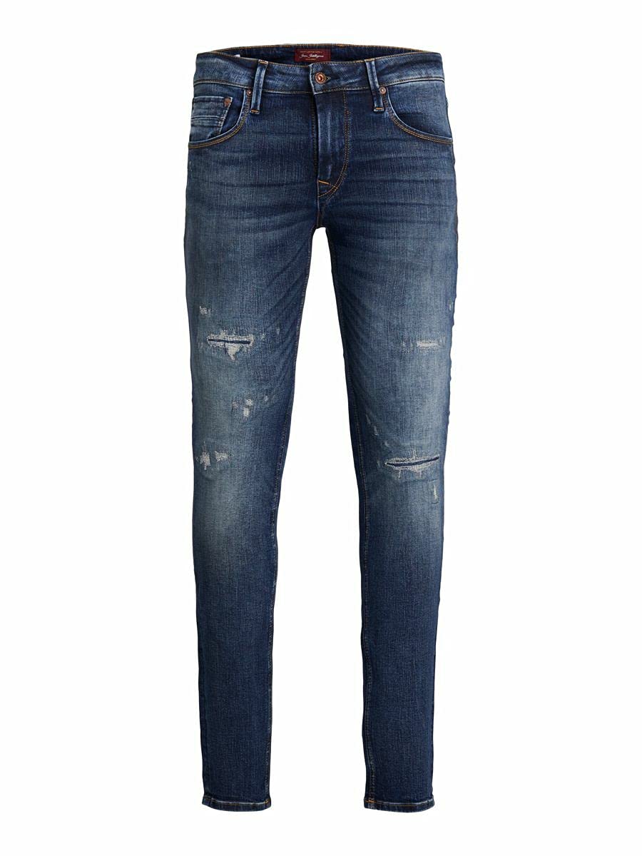 JACK & JONES Herren Jeans 33W / 34L Blue Denim, 33W / 34L Blue Denim
