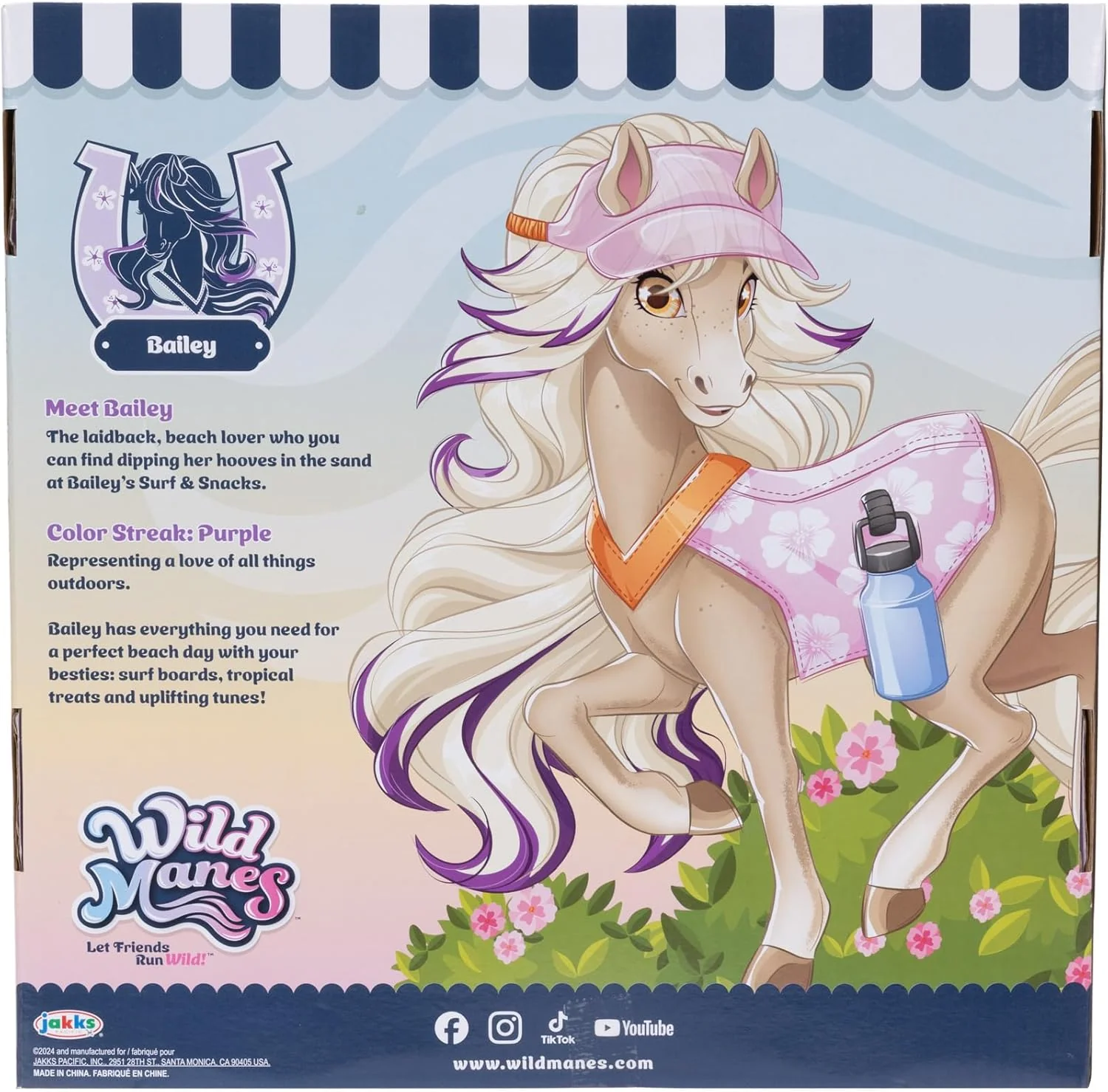 Jakks Pacific Wild Manes Pferdespielzeug fĂŒr MĂ€dchen, Bailey-Spielzeugpferd mit beweglichen Vorderbe - Image 7