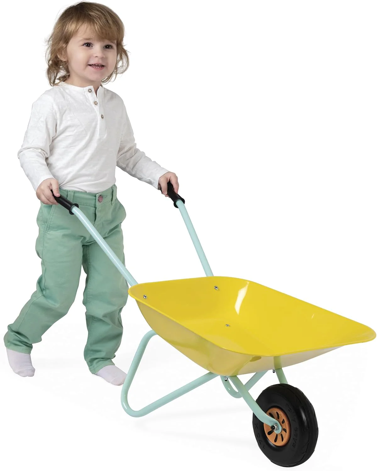 Janod – Metallschubkarre für Kinder ab 2 Jahren – Geeignet für Kinder für Garten- und Outdoor-Aktivi - Image 3