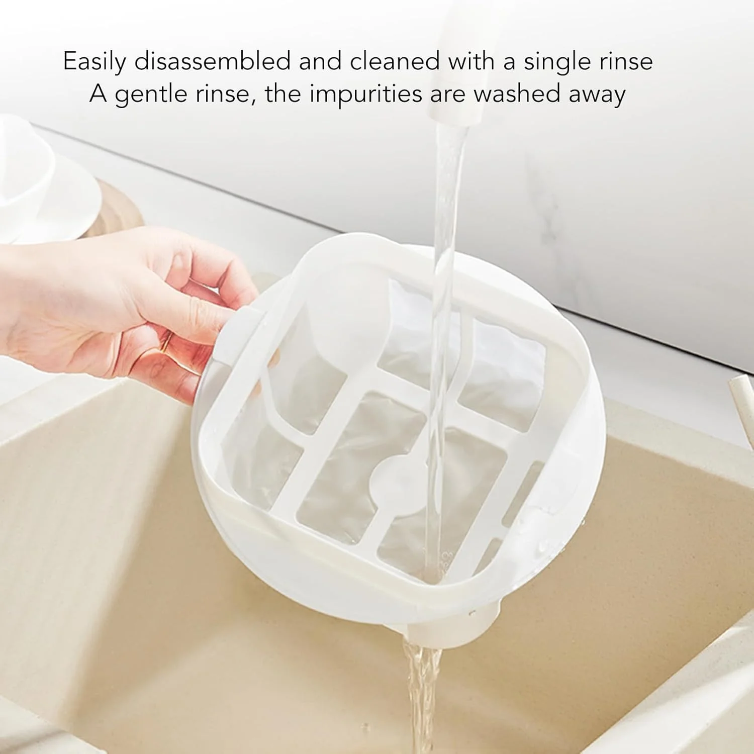 Joghurtbereiter, Transparenter Runder Joghurt-Molke-Trenner mit Ultrafeinem Siebkorb, Beschleunigt d - Image 3