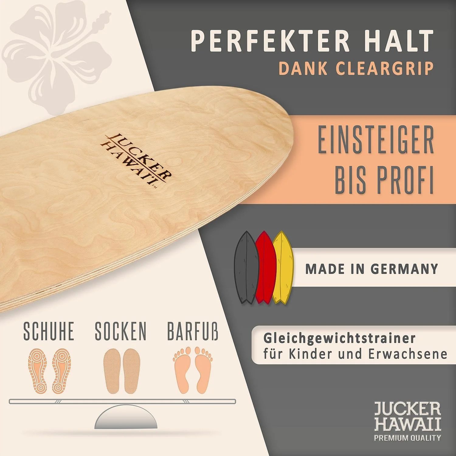 JUCKER HAWAII Balance Boards – Originale Balanceboards seit 2007 – Made in Germany aus 11 Schichten - Image 3