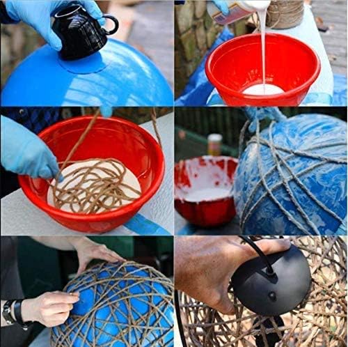 Juteschnur aus natürlicher Jute, 8 mm dick, 50 m lang, für den Garten, zum Basteln, Verpacken und De - Image 6