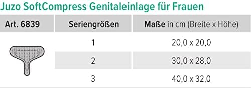 Juzo SoftCompress für Frauen, Einlage bei Genitalödem, für gezielte Druckerhöhung und Polsterung, Gr - Image 2